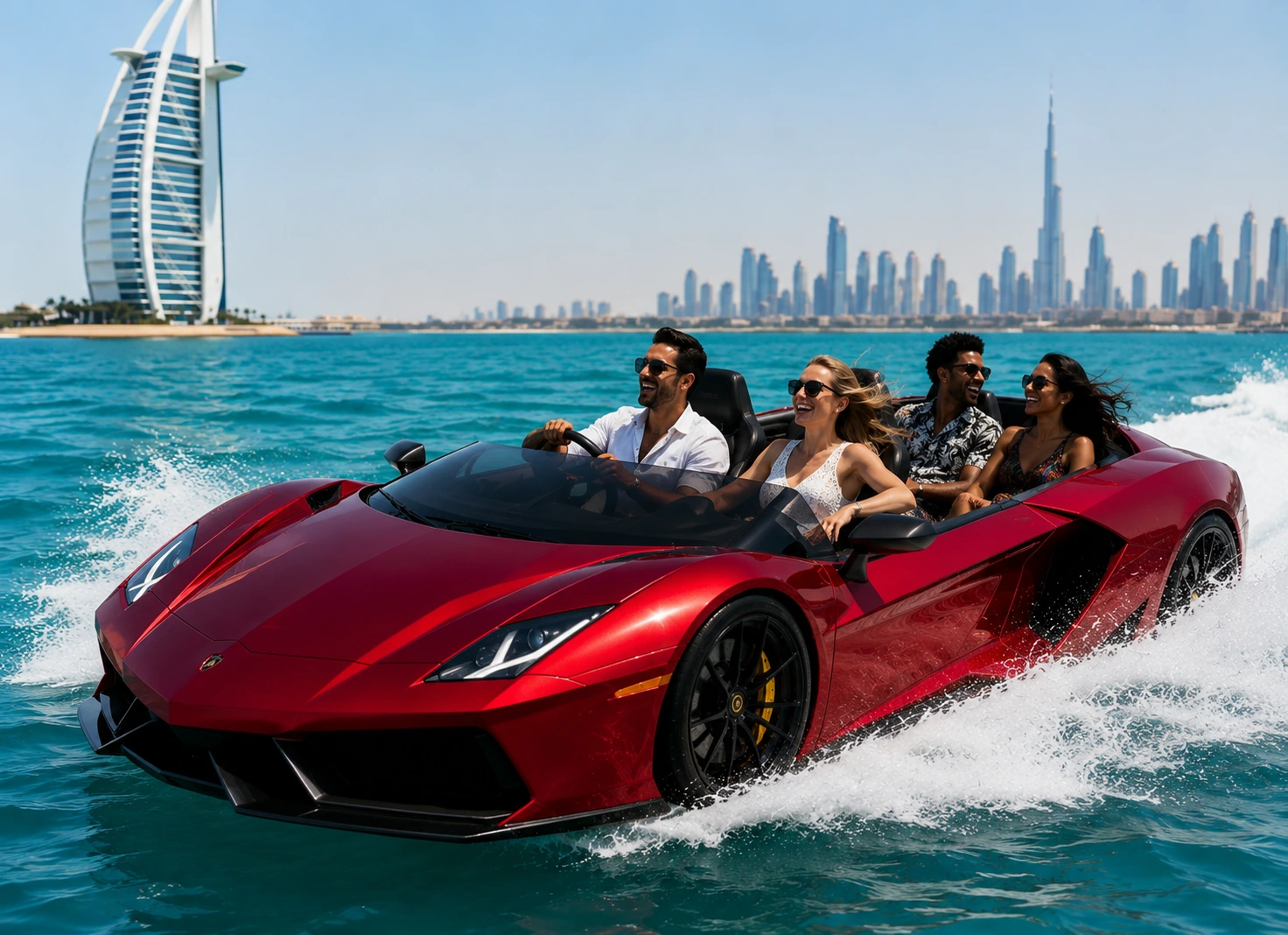4-Seater Jet Car